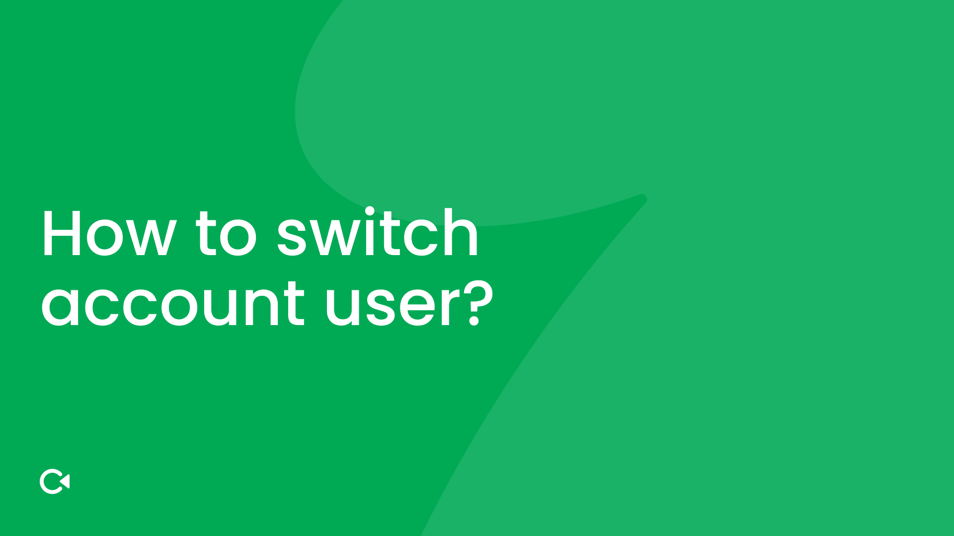 switch account user